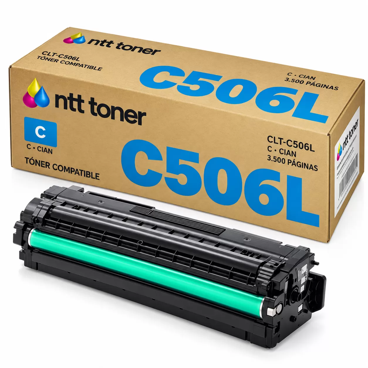 Toner Samsung CLT-C506L Cian Compatible